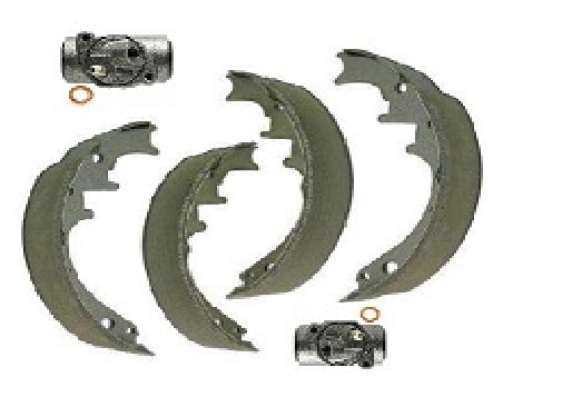 Brake Shoe & Cylinder kit: FRONT 67-9F +64-72 GTO/Chevelle/Cutlass ++